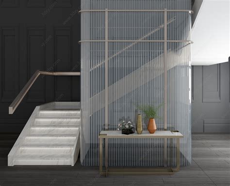 玻璃楼梯扶手加护栏精简设计简约百搭loft公寓室内钢化玻璃扶手-阿里巴巴