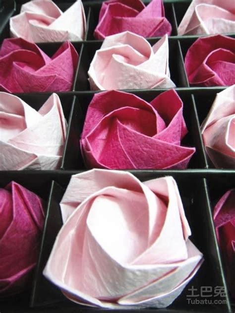 【大图】玫瑰花的折法_折纸_太平洋亲子网