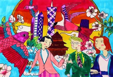 “魅力校园·青春我绘”绘画比赛——南京河西外国语学校第九届艺术节系列活动