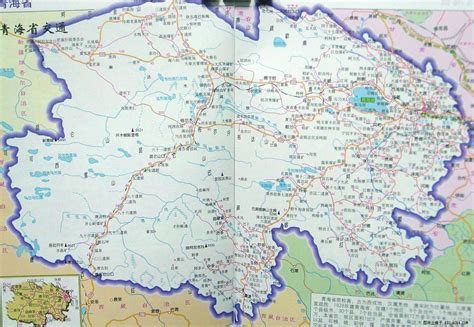 青海省地图全图详细_青海省地图电子版 - 随意贴