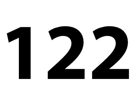 Zahl 122