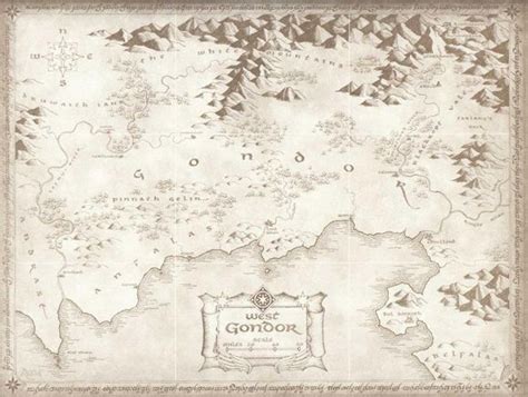 《托尔金中土世界地图英文原版The Atlas of Tolkien