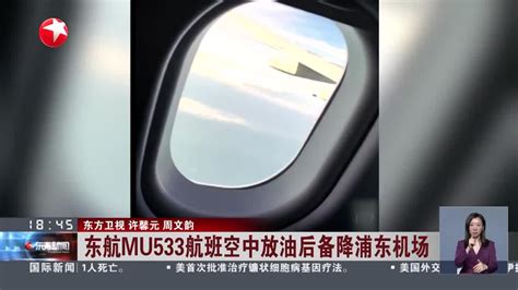 东航MU533航班空中放油后备降浦东机场_手机新浪网