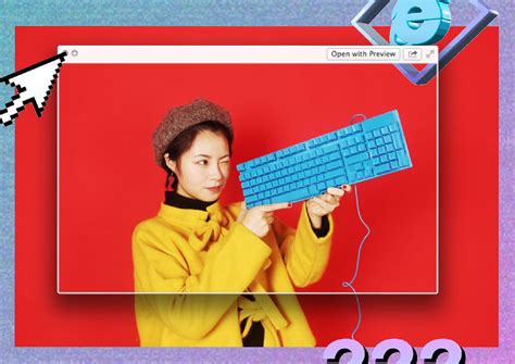 键盘侠来也键盘蓝色创意海报海报模板下载-千库网
