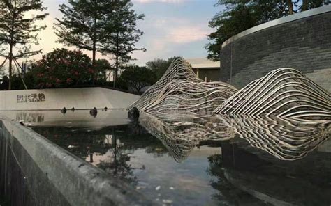 当代不锈钢雕塑创作中的山水艺术元素-雕塑风