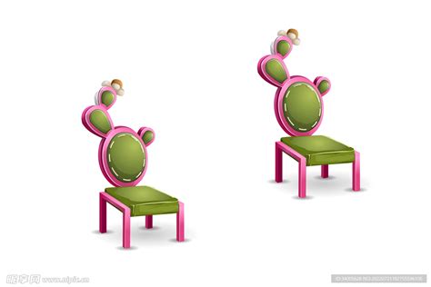绿色椅子卡通插画素材图片免费下载-千库网