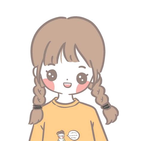 Q版卡通女头像图片
