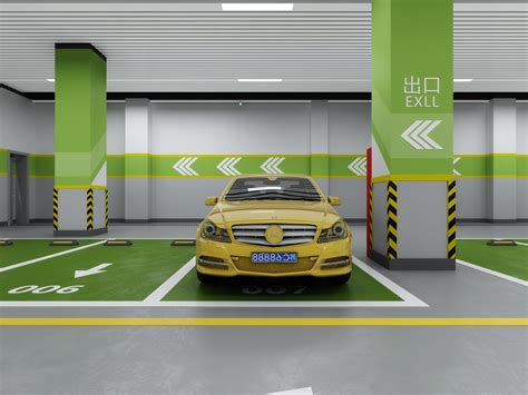 立体停车场效果图图片