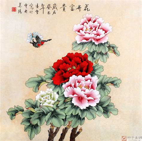 中国画 牡丹|纯艺术|国画|野墨轩 - 原创作品 - 站酷 (ZCOOL)
