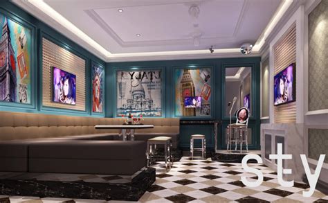 [山东]好乐迪KTV设计施工图（附效果图）-娱乐空间装修-筑龙室内设计论坛