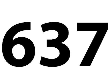 Zahl 637