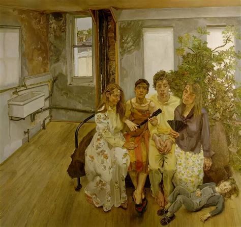当代最伟大的画家卢西安·弗洛伊德油画作品赏析