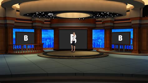 Virtual Set Studio 186 for HD is a talk show virtual studio with ample ...