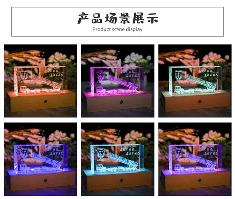 水晶3D模型内雕摆件 - 水晶金属奖杯奖牌制作厂家，「建鑫工艺」