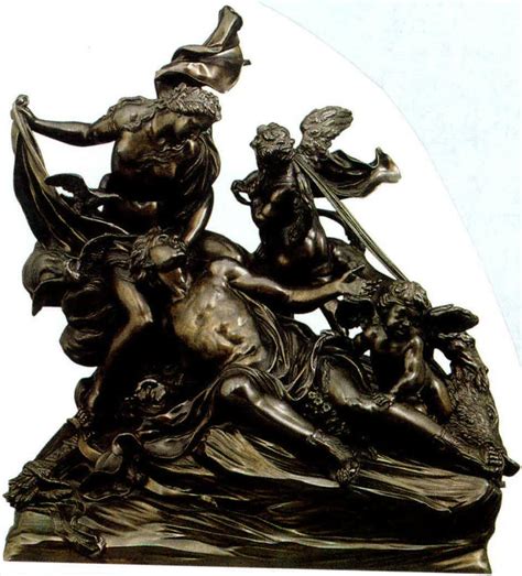 维纳斯和阿多尼斯-西方雕塑-图片