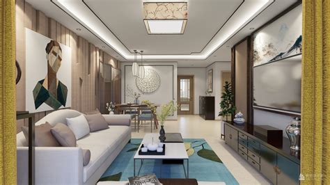 北京东州家园70平米北欧两居 - 北欧风格两室一厅装修效果图 - Guke设计效果图 - 每平每屋·设计家