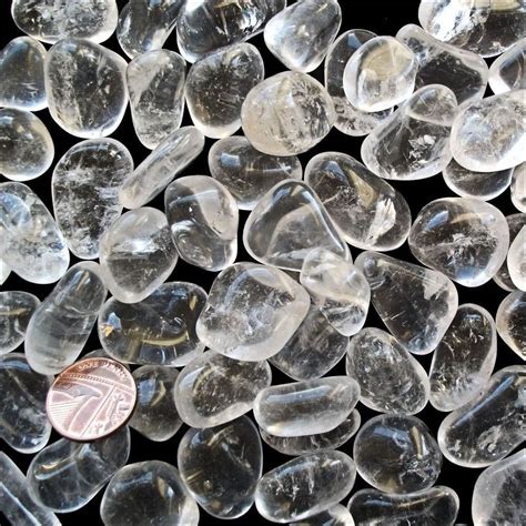 Rock Crystal Clear Quartz Tumblestone