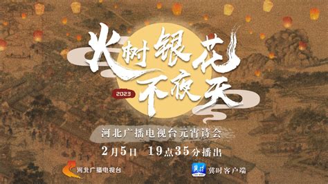火树银花不夜天·2023河北广播电视台元宵诗会_河北网络广播电视台