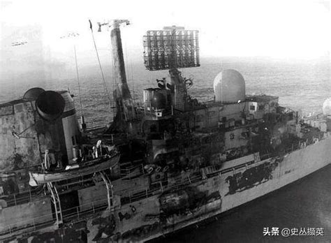 老照片：1982年英阿马岛战争，图七是英国谢菲尔德号驱逐舰被击沉-搜狐大视野-搜狐新闻