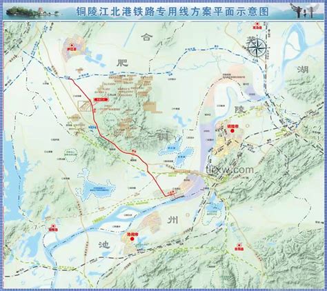 国务院批准铜陵港江北港区铁路专用线用地 - 土木在线
