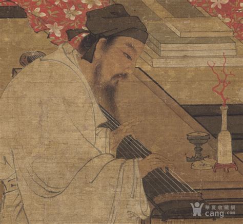 听琴图题诗释文图片