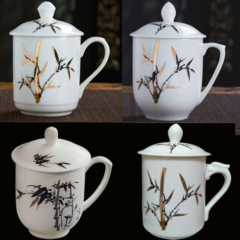 厂家直销仿搪瓷杯子陶瓷带盖马克杯复古水杯创意茶缸怀旧经典-阿里巴巴