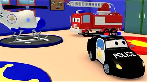 儿童消防车动画视频