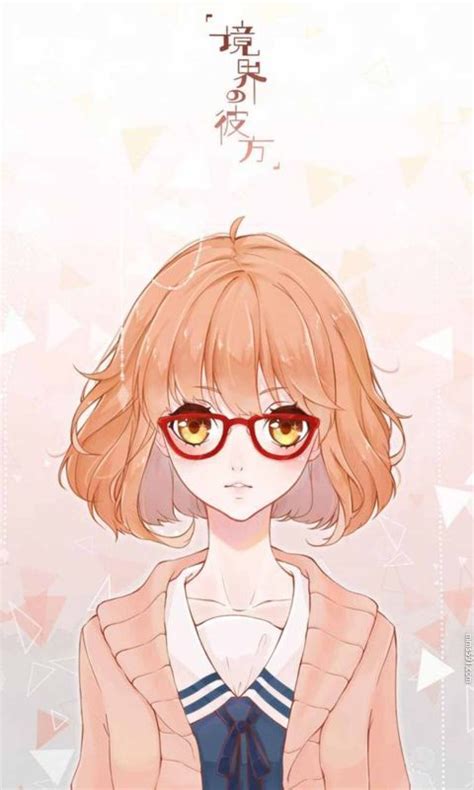 甜美女生头像眼镜女动漫