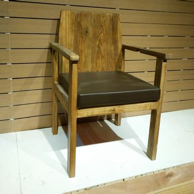 正品漫咖啡桌椅 老榆木老门板家具 loft复古简约实木原木桌椅单椅-淘宝网