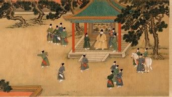 明宣宗行乐图图片
