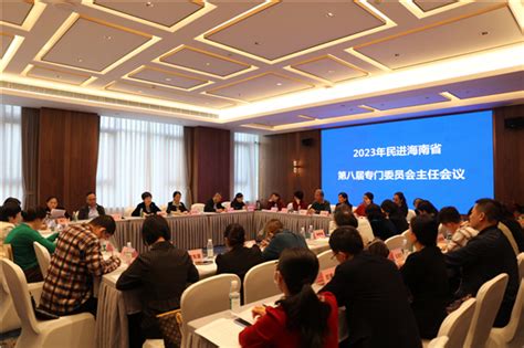 海南省委会召开第八届专门委员会主任会议