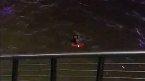 上海外滩有人落水，兵哥哥飞身跳下救人_凤凰网视频_凤凰网
