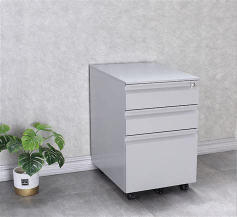 亚马逊摔箱活动柜出口钢制白色三抽活动矮柜资料文件柜抽屉铁皮柜-阿里巴巴