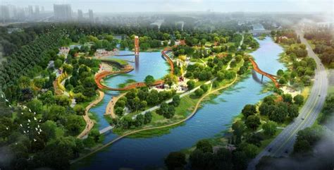 河南安阳羑河生态景观廊道概念性规划_设计素材_ZOSCAPE-建筑园林景观规划设计网