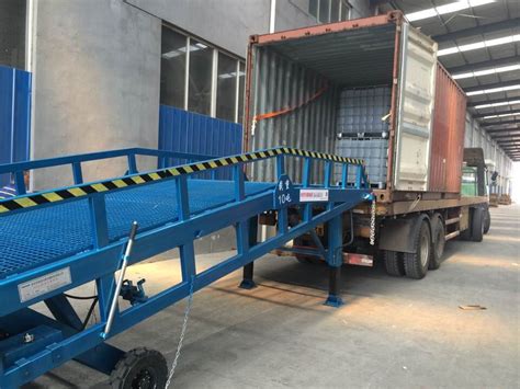 移动液压式卸货平台 集装箱搬运车装卸货平台 电动载重1吨2登高台-阿里巴巴
