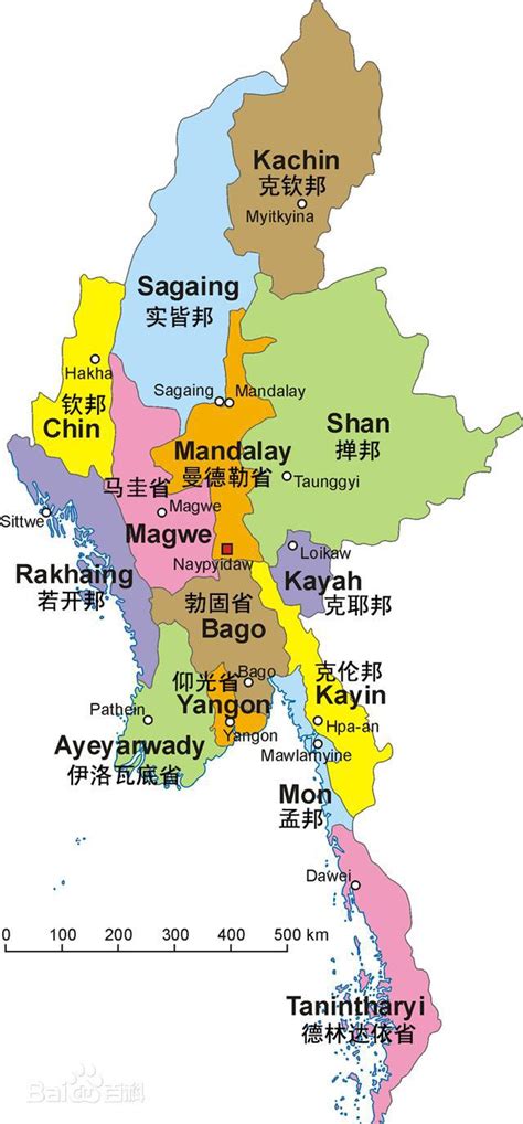 世界地理第72篇：东南亚之中南半岛5国主要省份和城市分布图|泰国|老挝|东南亚_新浪新闻