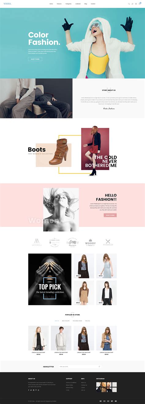 女装商务时尚购物网站设计[15P]