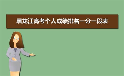 黑龙江高考成绩排名表顺序2023年查询,一分一档查询