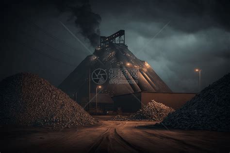 巨大的煤堆插画图片下载-正版图片600040080-摄图网