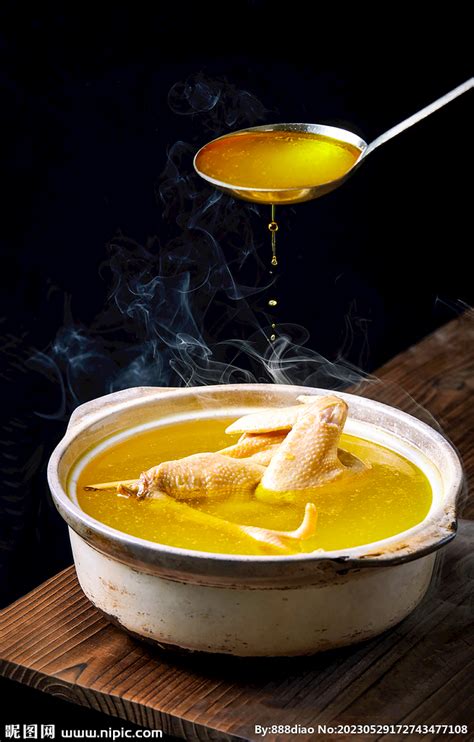 干贝馄饨煨老鸭汤,中国菜系,食品餐饮,摄影素材,汇图网www.huitu.com