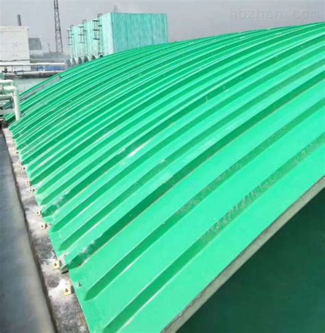 3900*1200-玻璃钢弧形盖板、集气罩-湖北粤众鑫新型复合材料制造有限公司