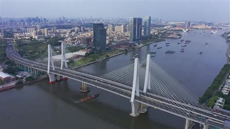 广州番禺洛溪大桥视频素材_ID:VCG2218001575-VCG.COM