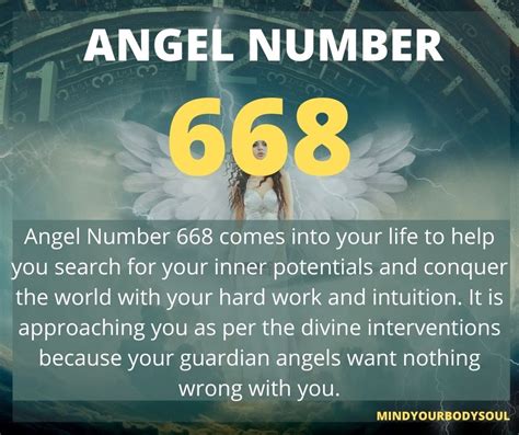 Angel Number 668: Meaning and Symbolism – Mind Your Body Soul