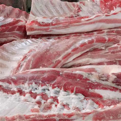 山东货源中方肉整吨带皮猪肉带肋中方肉冷冻猪肉冷鲜肉新鲜猪肉-阿里巴巴
