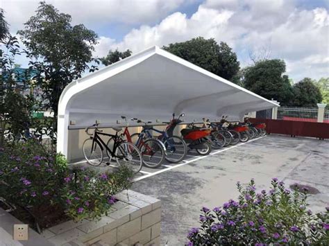 自行车车棚-中山市原创金属结构有限公司