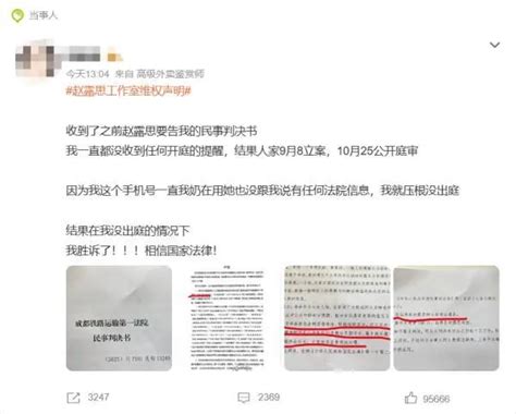 赵露思律师回应败诉：在终审判决前，请勿过度解读一审判决书内容_娱乐资讯_海峡网