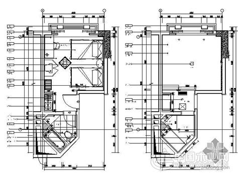 长67米宽19米8高档层宾馆平面设计CAD图纸_酒店_土木在线