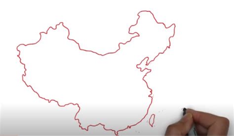 如何画出中国的轮廓简图_酷知经验网