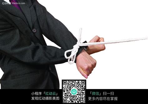 被绳子捆住手的职业人士图片免费下载_红动中国