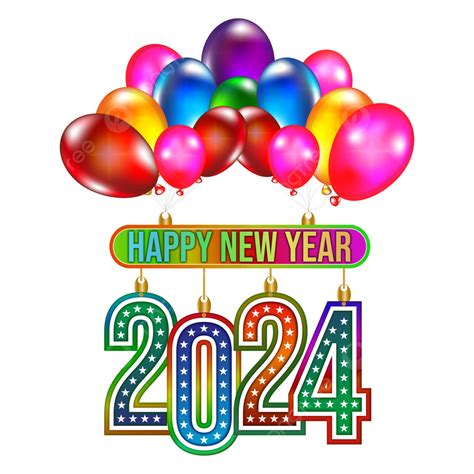 2024 Happy New Year Sign, 2024, New, Year PNG and Vector with ...